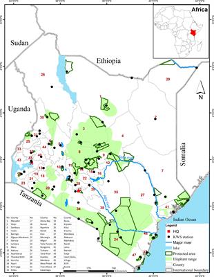 Long-term trends in elephant mortality and their causes in Kenya